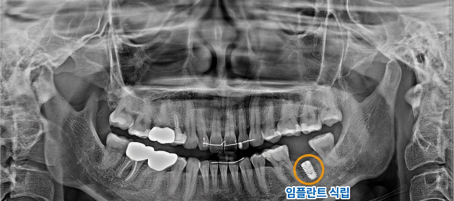 [치료 중] #37 부위 임플란트 픽스처 식립
