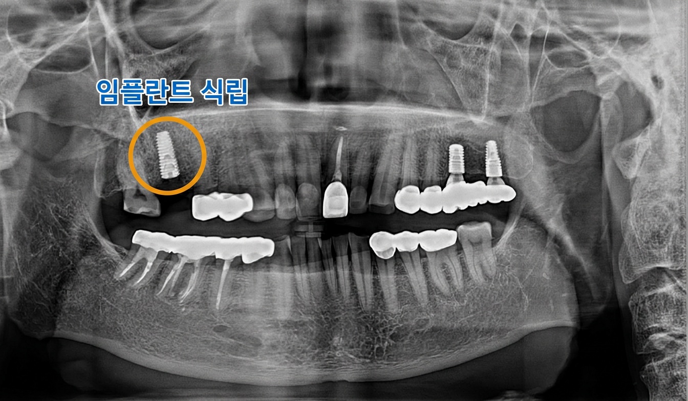 [치료 중] #16 골이식술을 동반한 임플란트 식립 진행