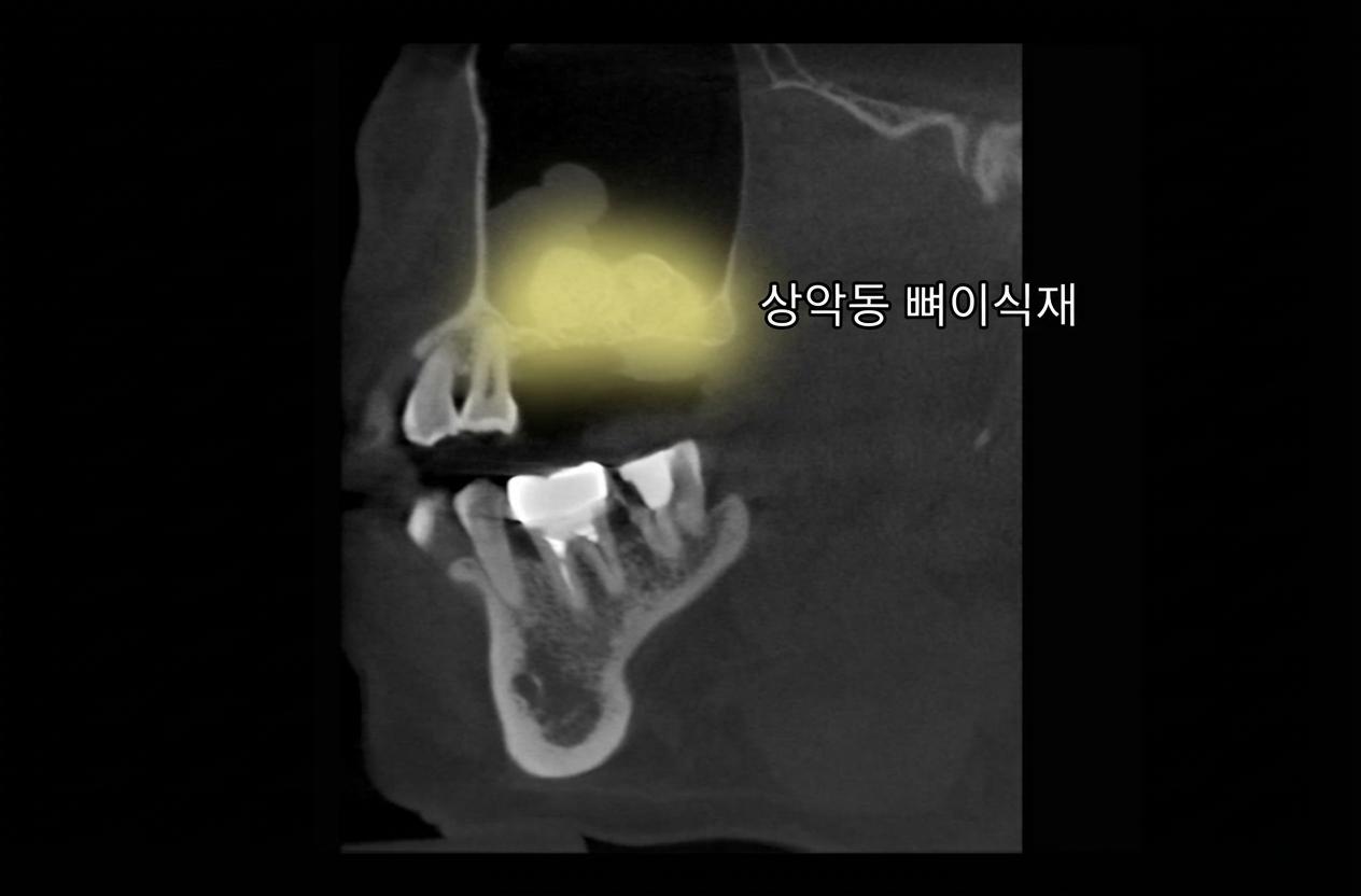 상악동 거상술 직후