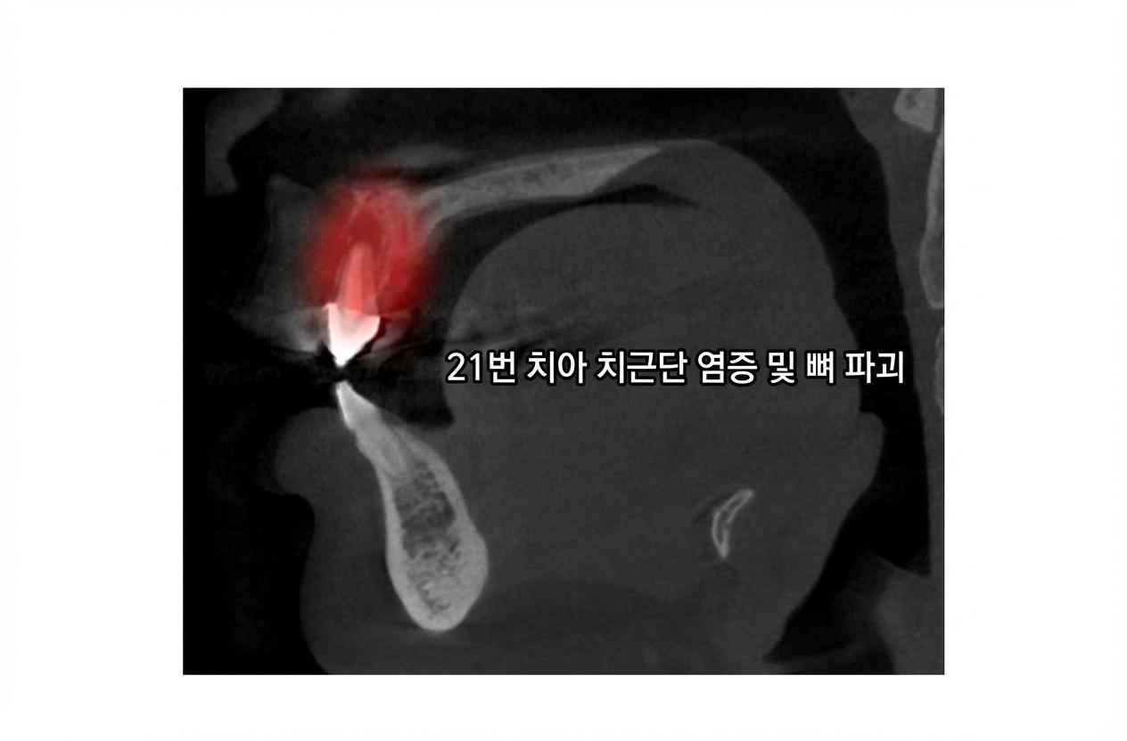 치료 전 CT컷
